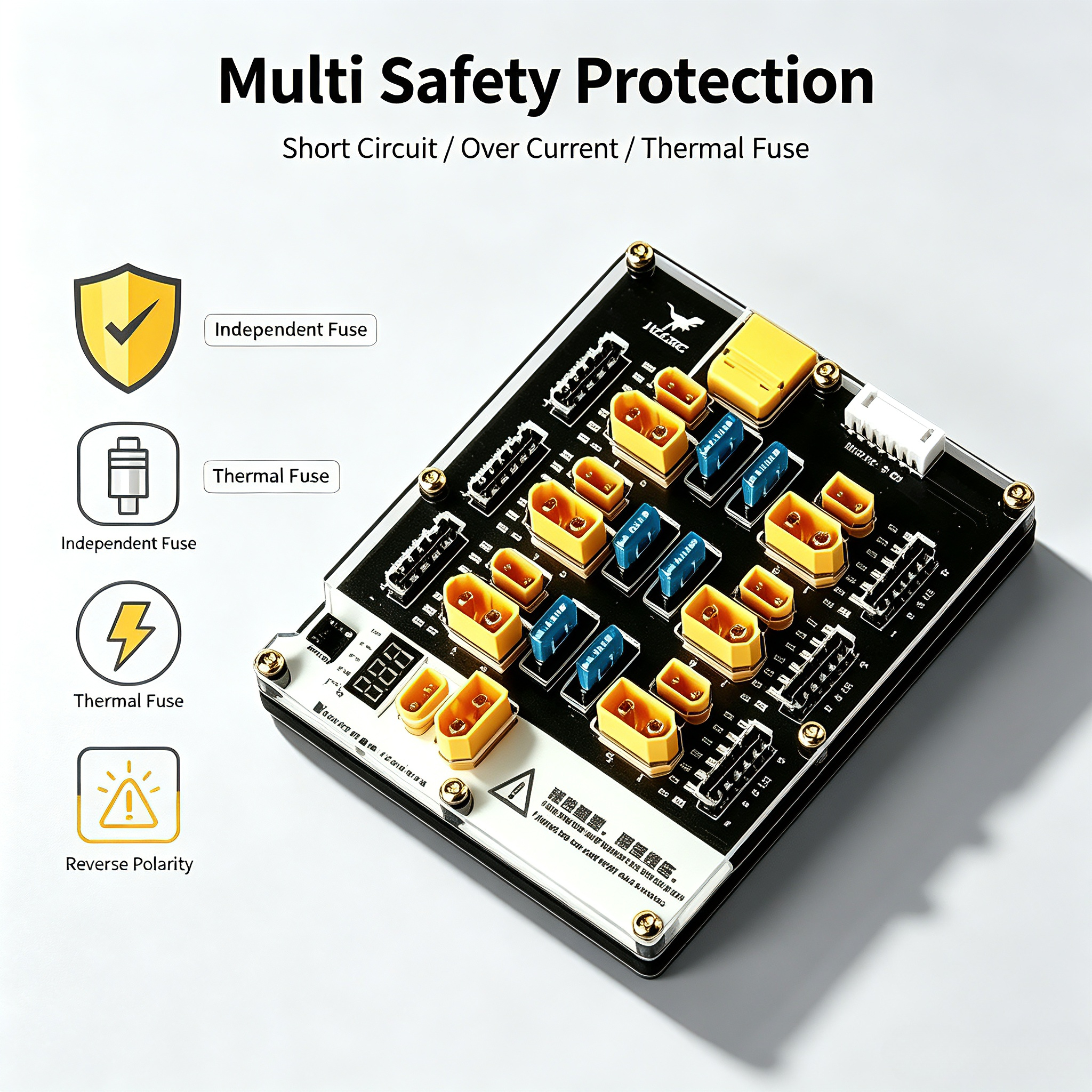 Drone Battery Parallel Board - HGLRC Thor Pro 6 Port LiPo