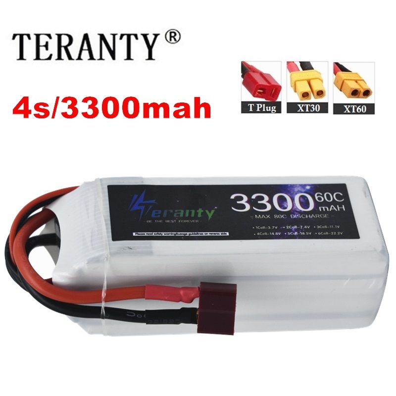 Drone Battery Connector - LiPo baterai isi ulang 4S 3300mAh