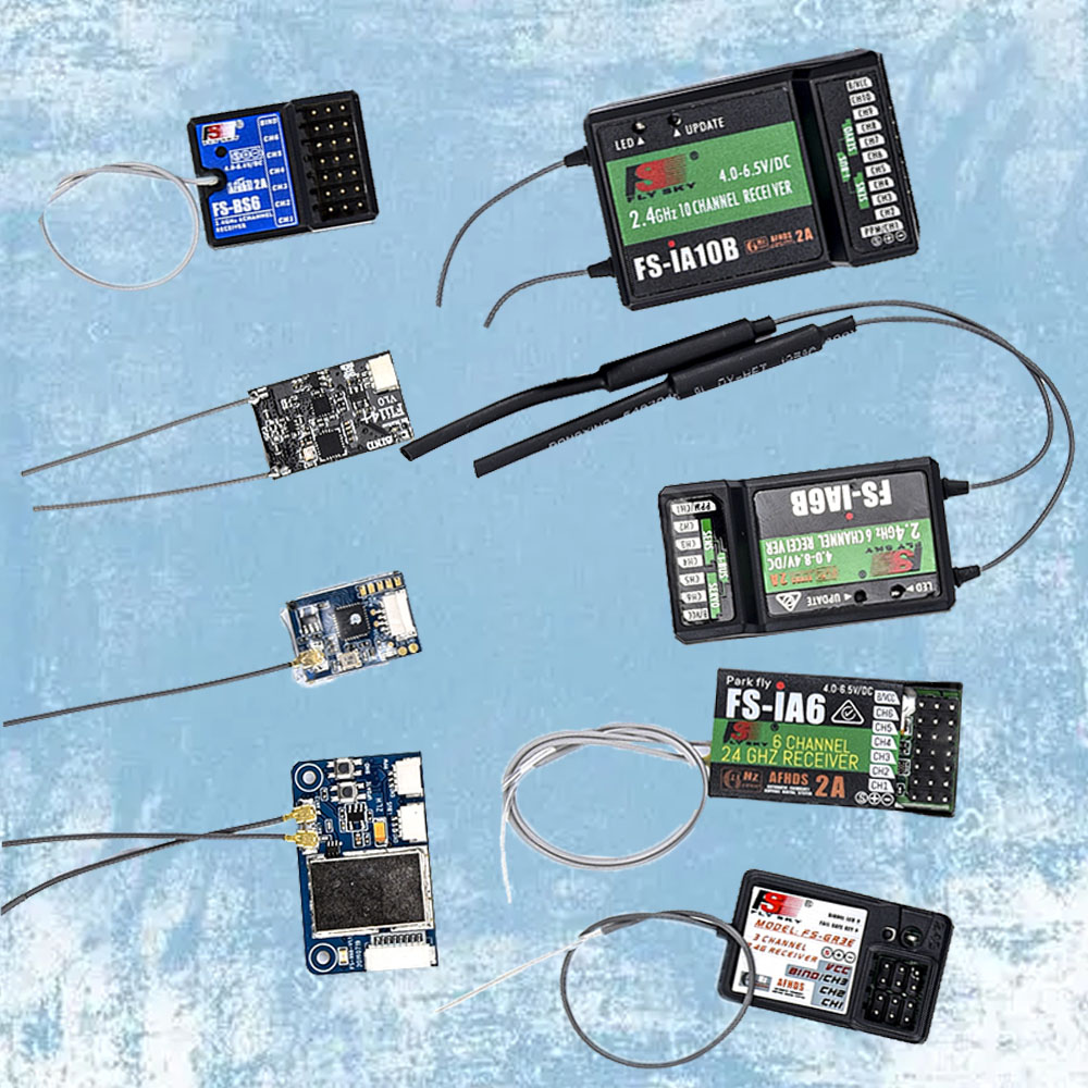 Drone Battery Lipo - Penerima RC Flysky FS-IA6 IA6B IA10B