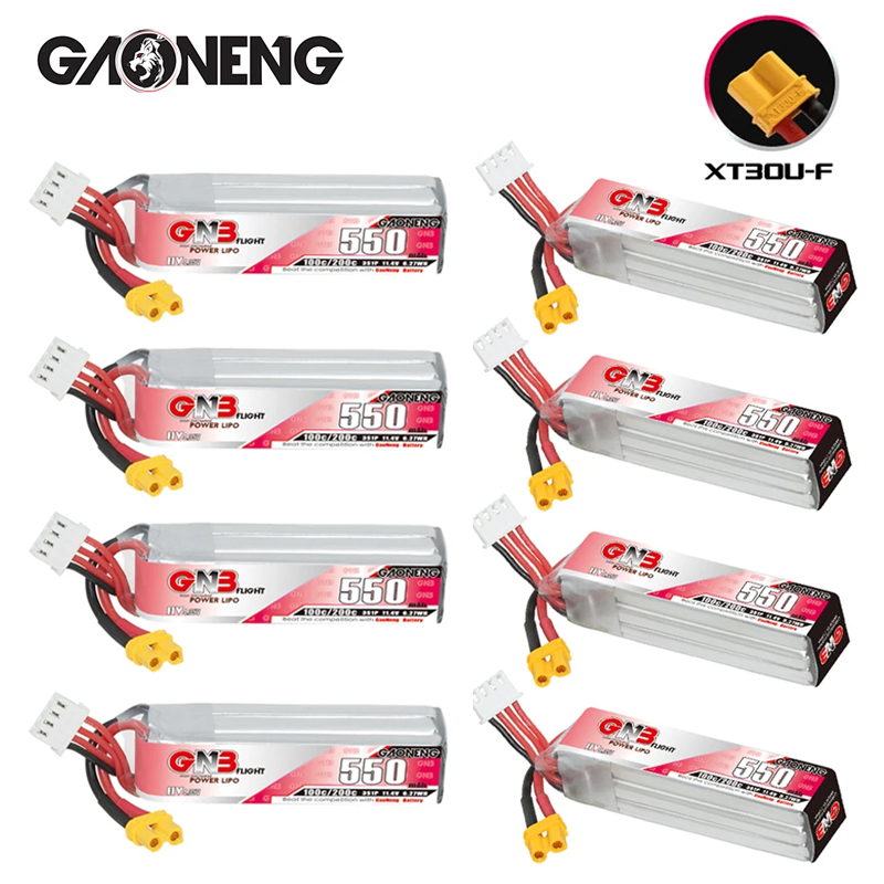 Drone Battery 3S - GNB HV 11.4V 550MAh 100C/200C Baterai