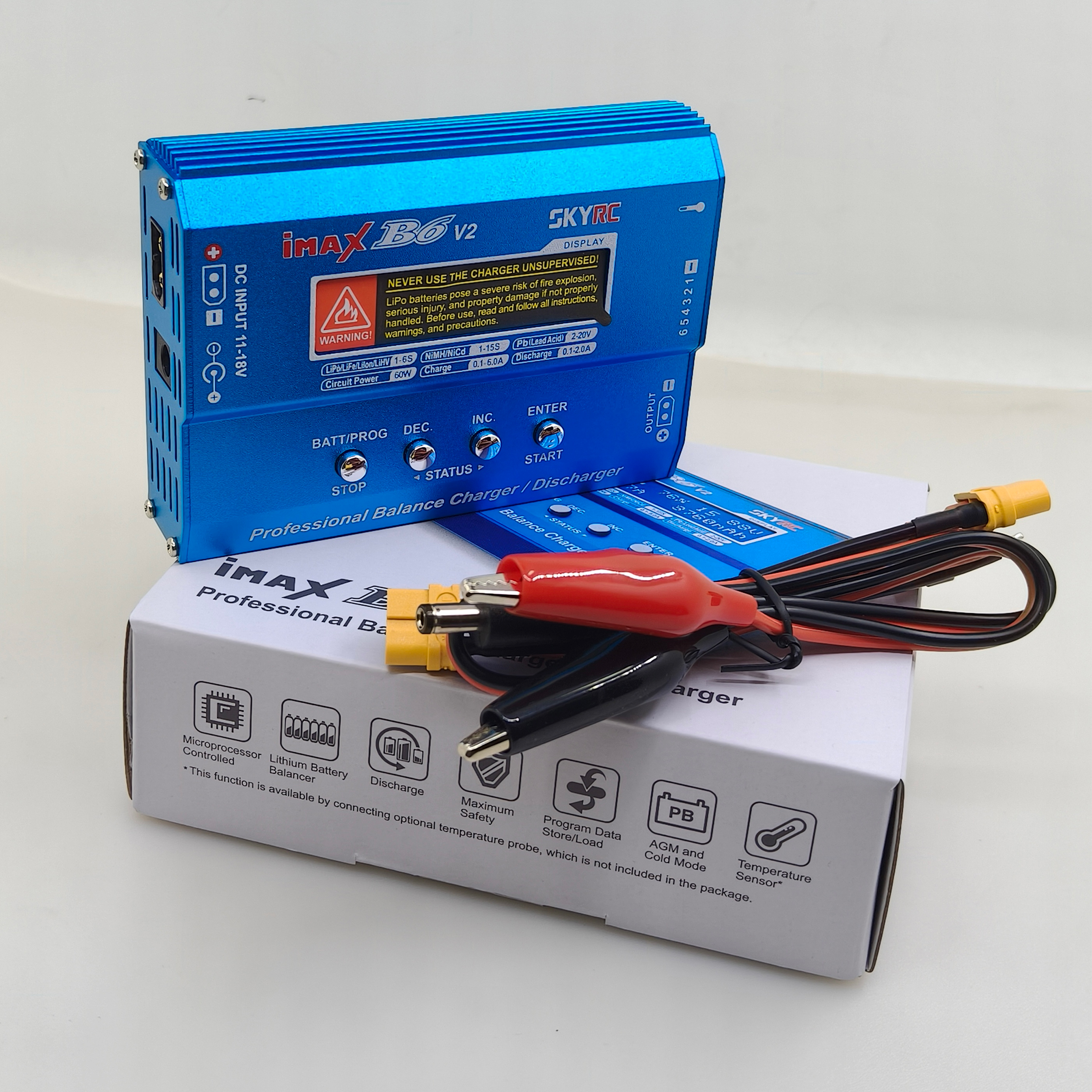 Drone Battery Balance Charger - IMAX B6 / B6AC 80W T/XT60plug