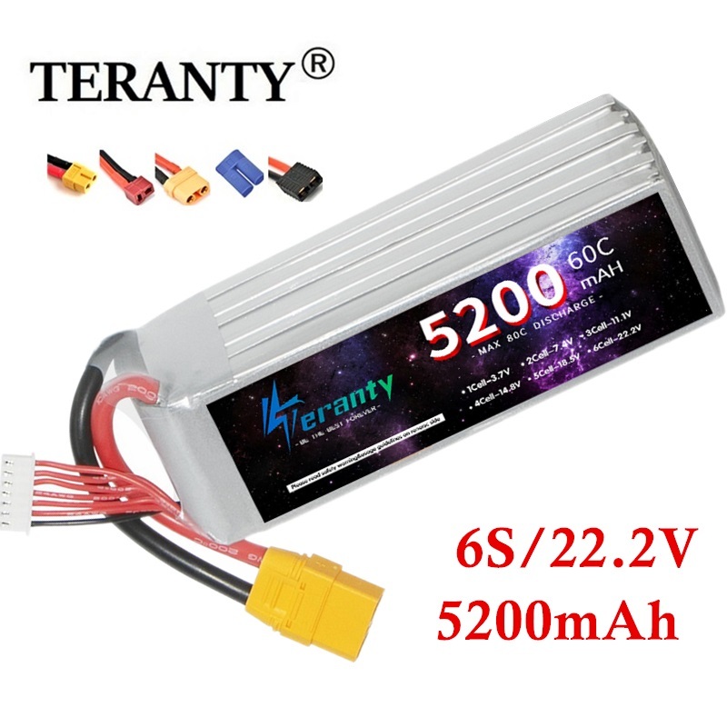 Drone Battery 6S - TERANTY 6S 5200mAh Lipo baterai 22.2V