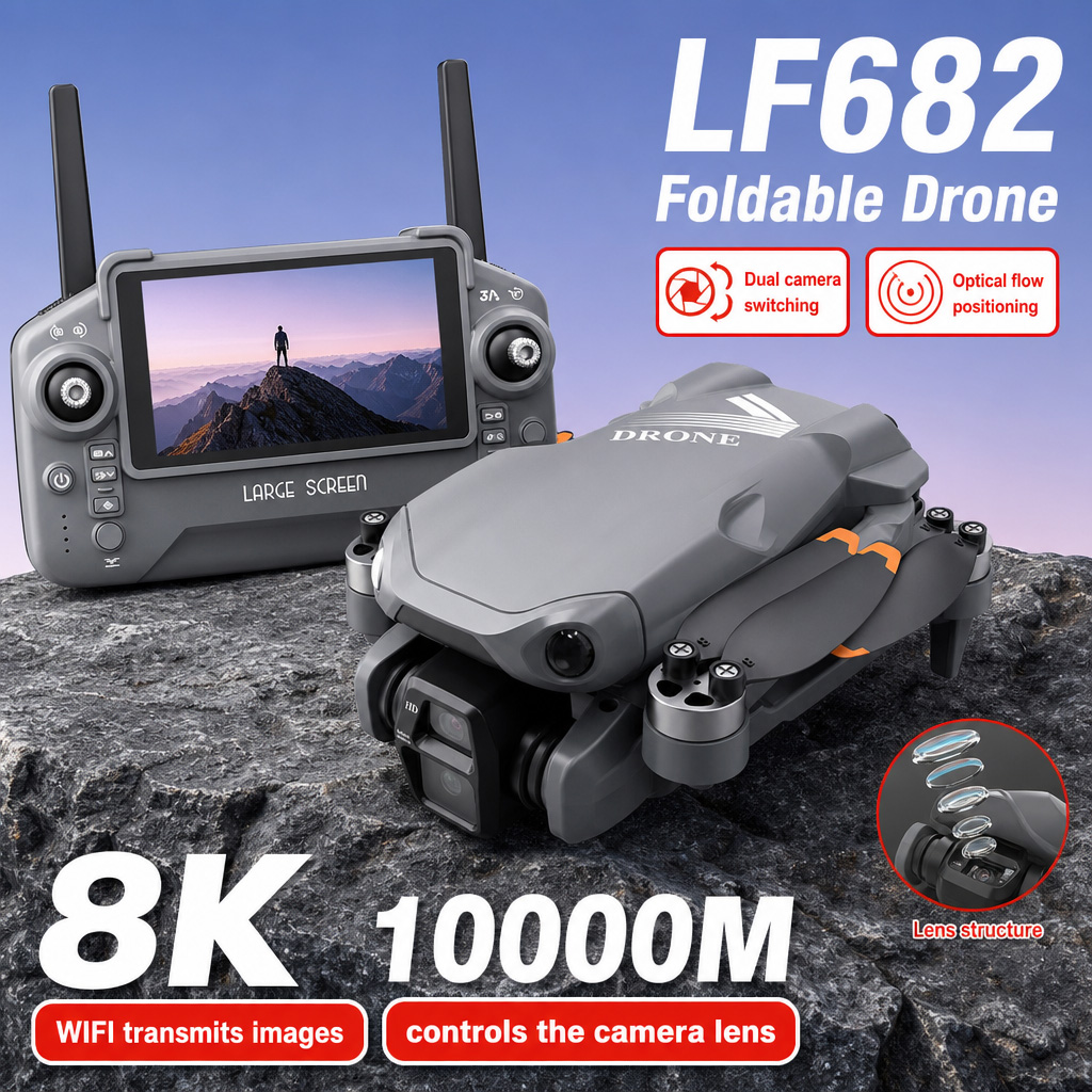 Drone Battery Smart - Foto Udara Drone LF682 8K HD