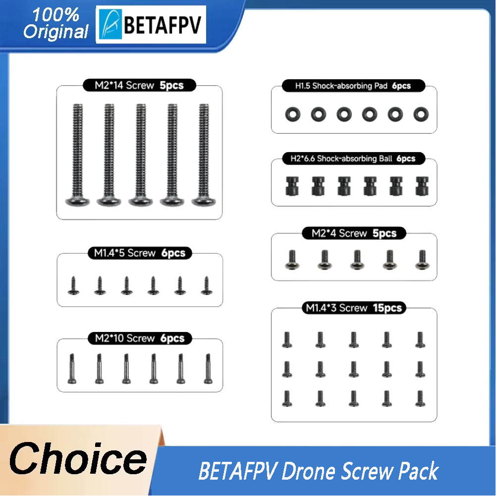 Drone Battery Bag - Suku Cadang Resmi BETAFPV, Kit Berbagai