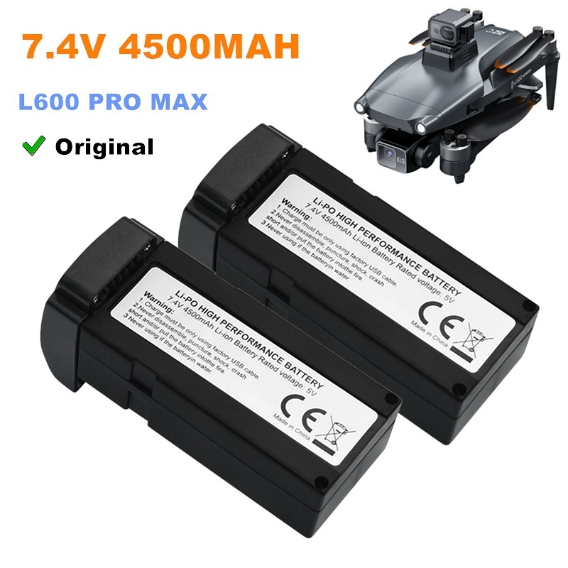 Drone Battery Li-Ion - Baterai LI-PO 7.4V 4500Mah L600 Pro