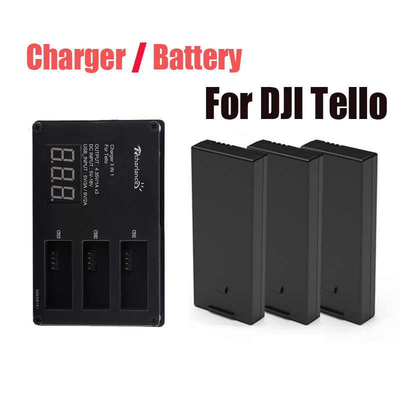 Drone Battery Balance Charger - Pengisi Daya Baterai DJI Tello Asli/Pengisi