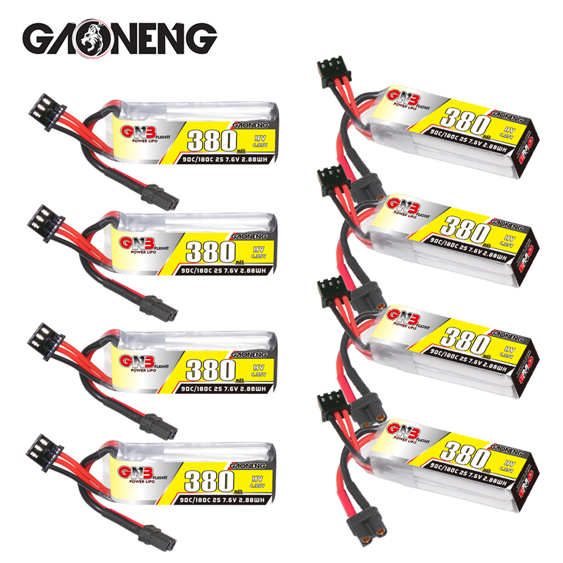 Drone Battery Plate - Baterai Lipo GNB 2S 7.6V 380mAh