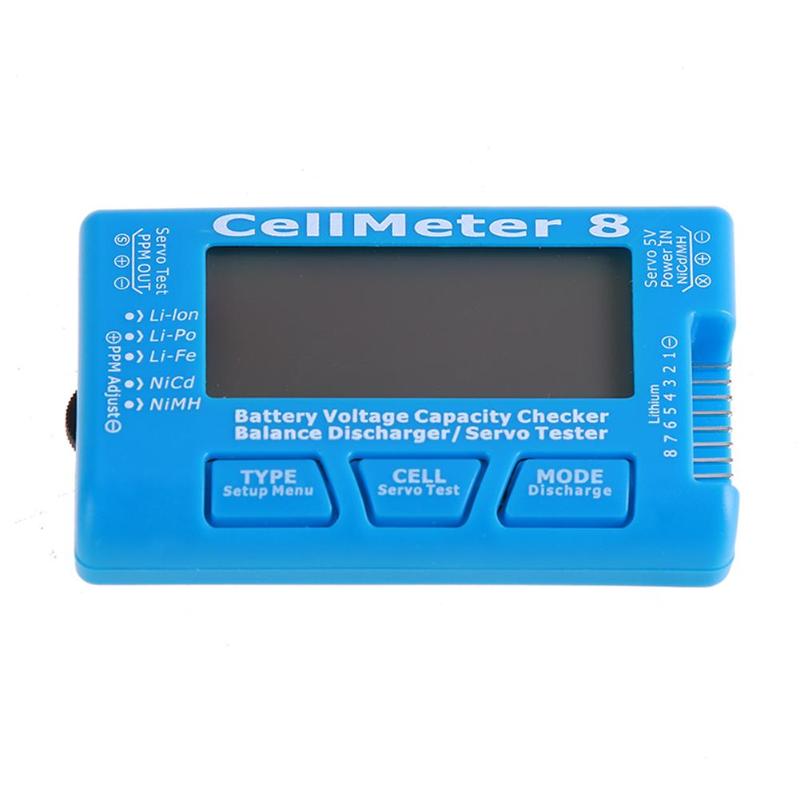 Drone Battery Voltage Checker - Cellmeter 8 Pemeriksa Baterai Digital 2S-8S