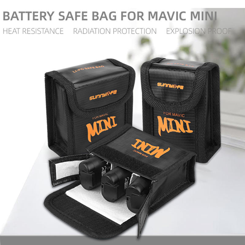 Drone Battery Bag - Tas Baterai Aman untuk DJI MINI