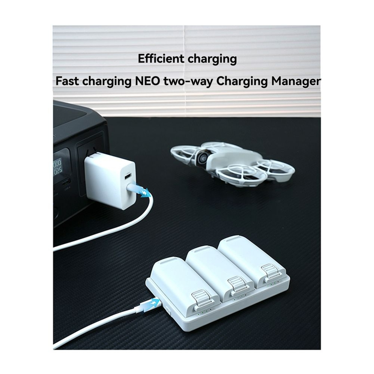 Drone Battery Charger - Hub Pengisi Daya Baterai Pengisian Cepat