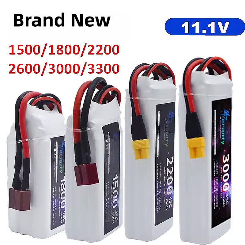 Drone Battery 3S - Baterai LiPo 11.1V 3S 1500mAh 1800mAh