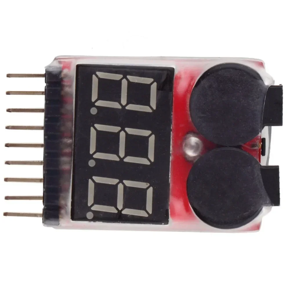 Drone Battery Alarm - 1/2/5 Buah Baterai Tampilan Voltase RC