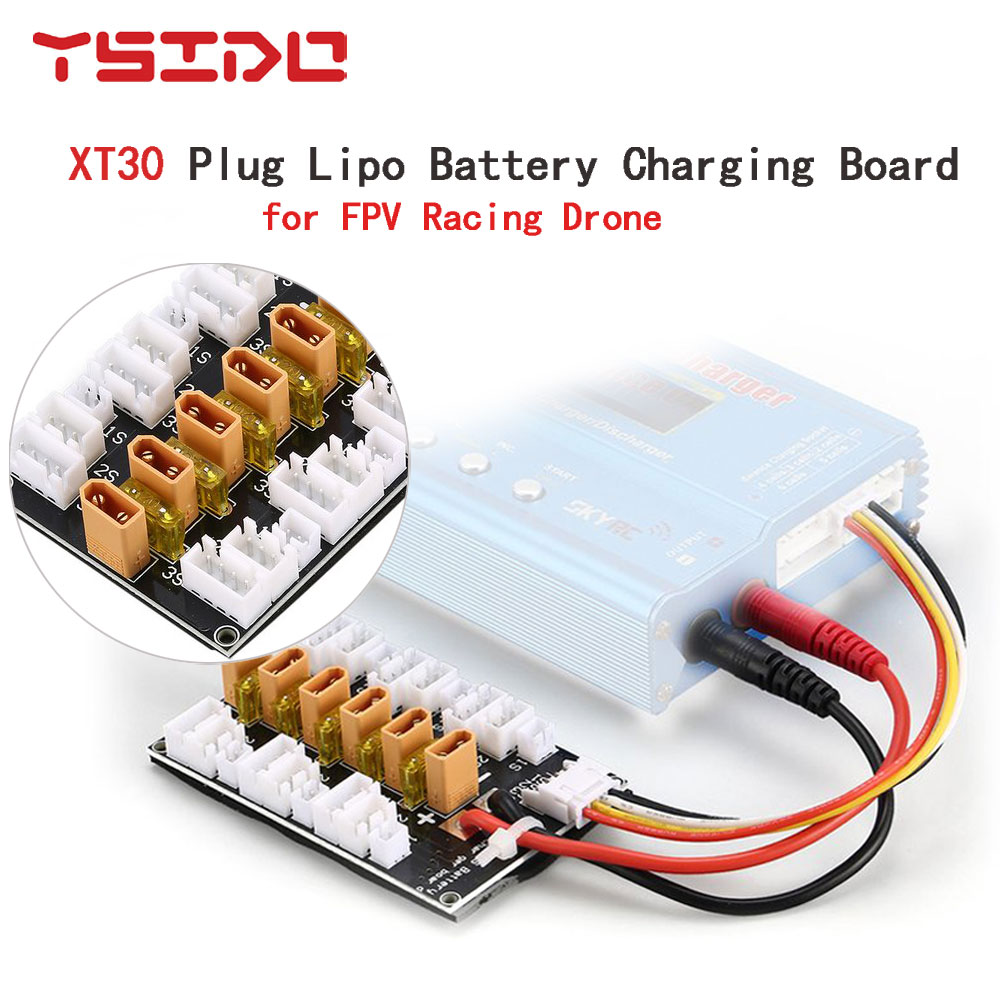Drone Battery Parallel Board - Papan pengisi daya paralel baterai Lipo,