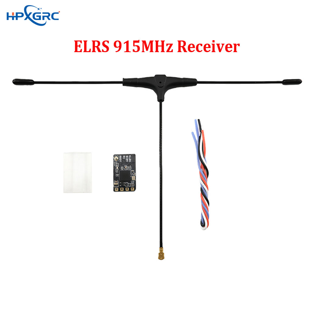 Drone Battery Plate - Penerima HPXGRC ELRS 915MHz dengan Antena