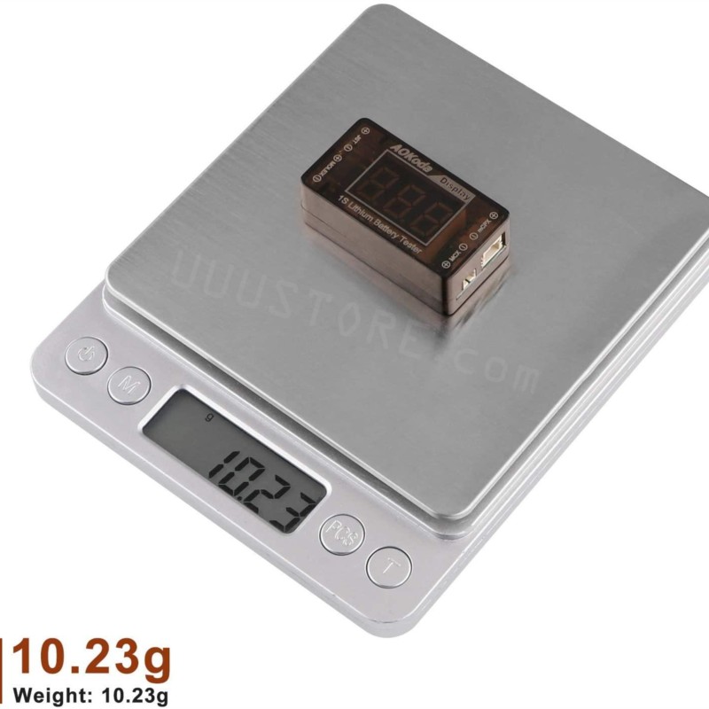 Drone Battery Voltage Checker - AOKoda AOK-041 1S Penguji Tegangan Baterai