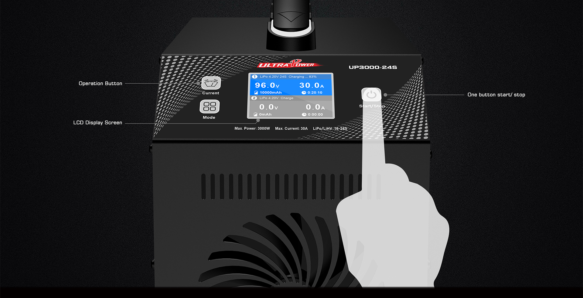 ULTRAPOWER UP3000-24S 3000W 30 - Drone Battery Charger ulasan dan harga