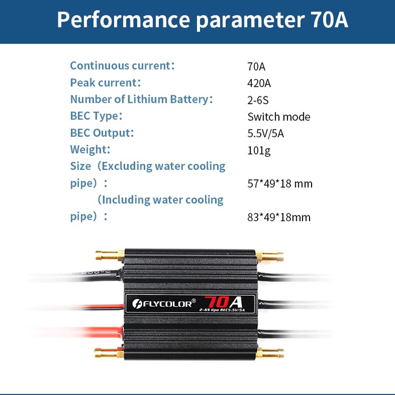 Flycolor Asli 50A 70A 90A 120A - Drone Battery 6S ulasan dan harga