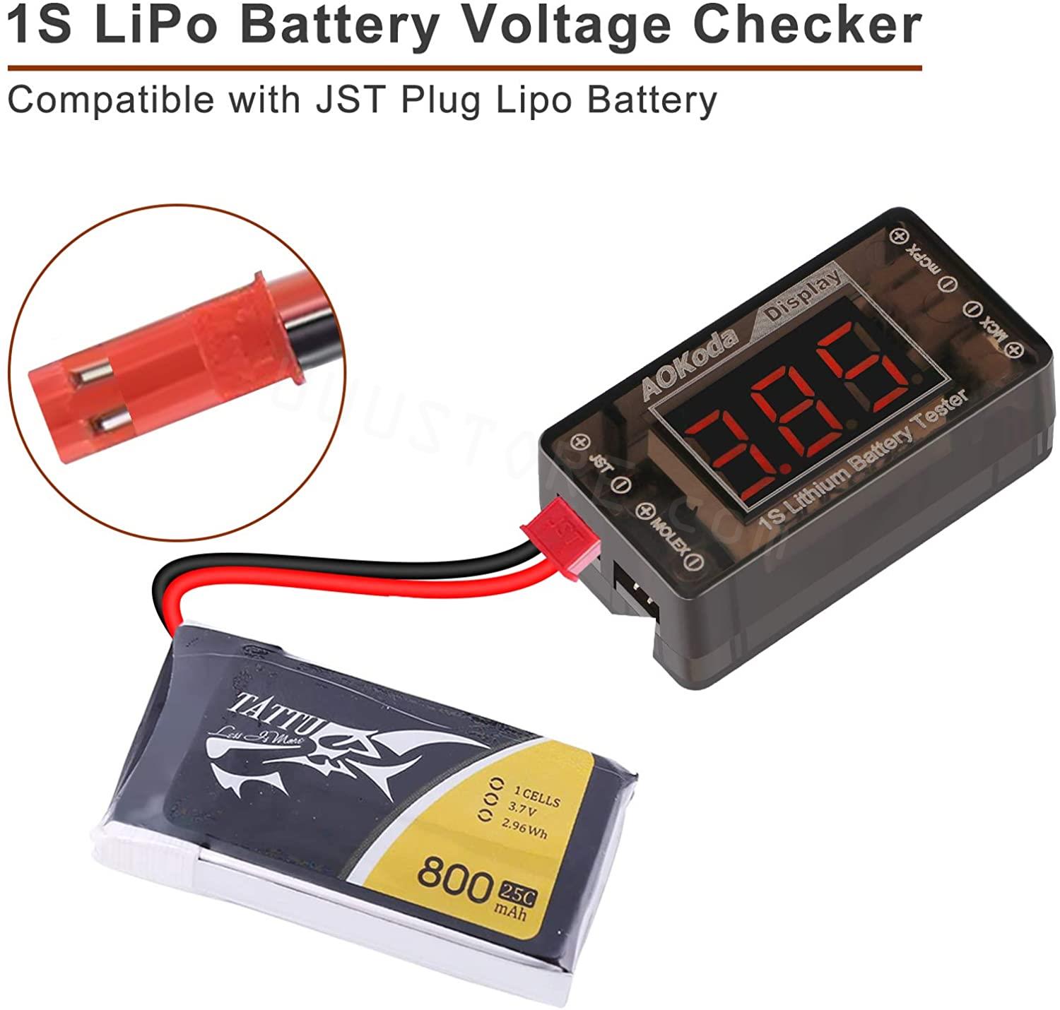 AOKoda AOK-041 1S Penguji Tega - Drone Battery Voltage Checker ulasan dan harga
