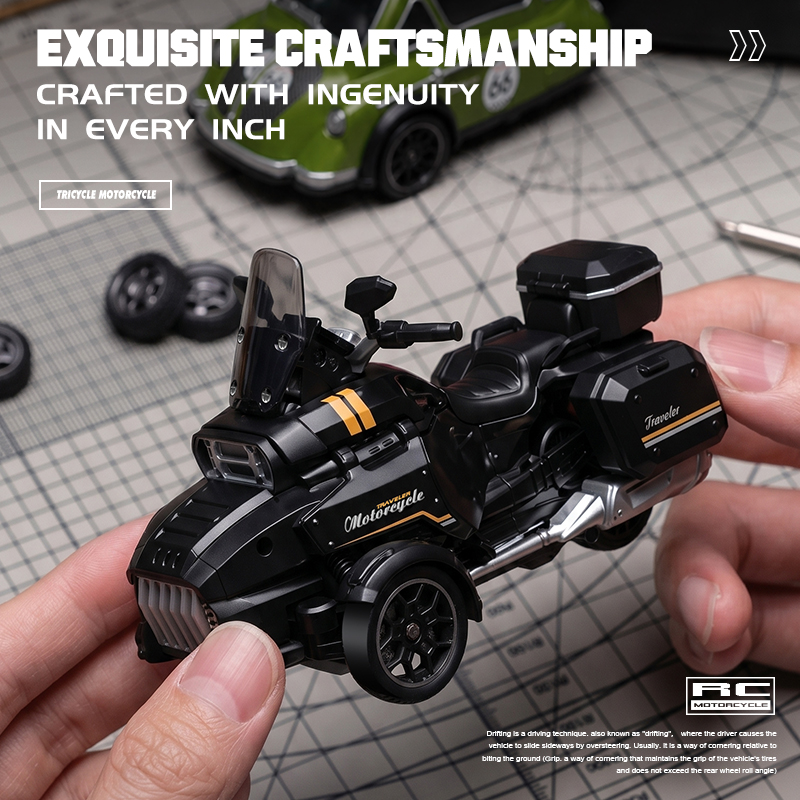 1:43 RC Drift Sepeda Motor Rod - Drone Battery Alarm ulasan dan harga