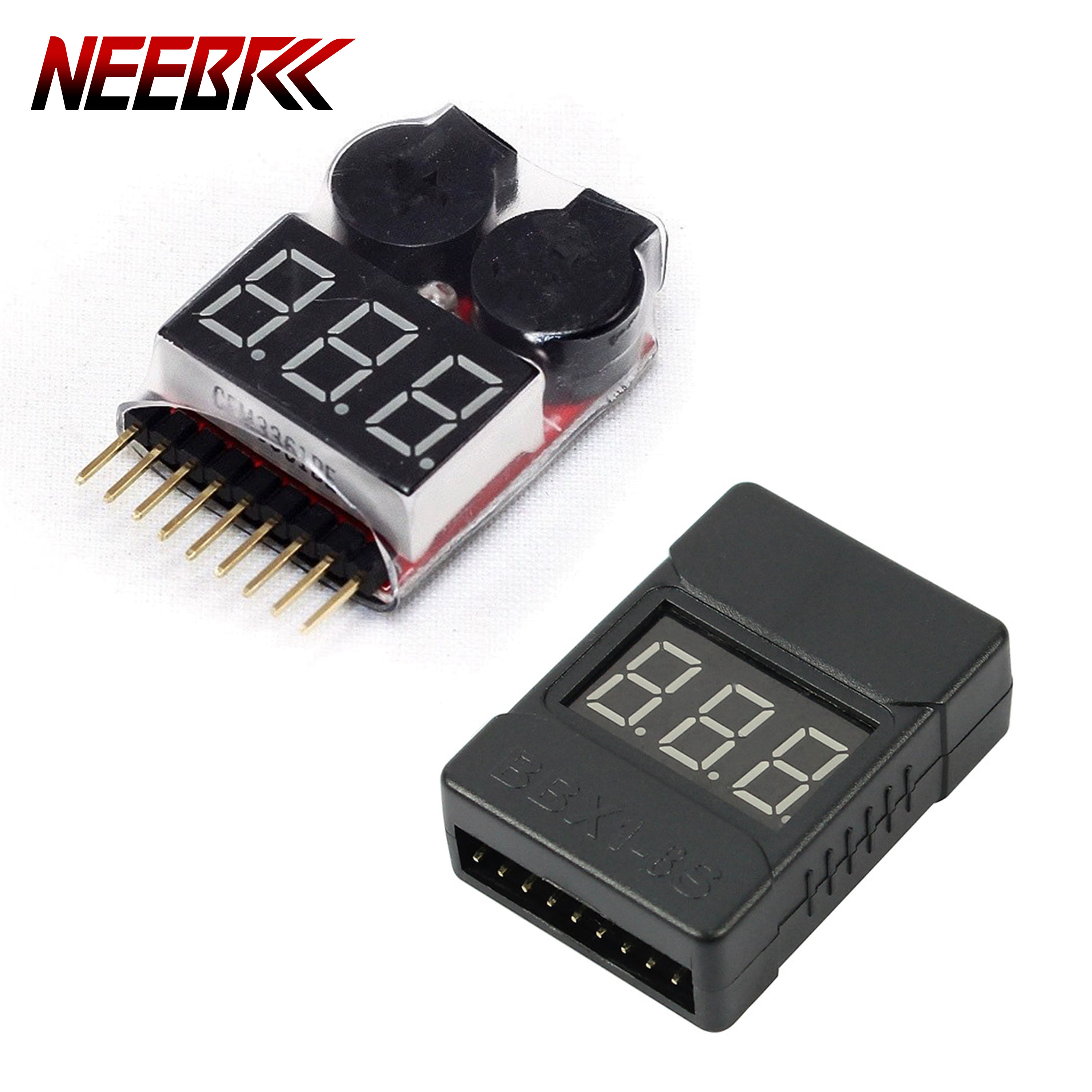 BX100 1-8S 2 in 1 Tampilan Teg - Drone Battery Voltage Checker ulasan dan harga
