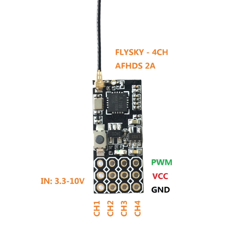 Flysky FS2A Penerima Mini 4CH  - Drone Battery Plate ulasan dan harga