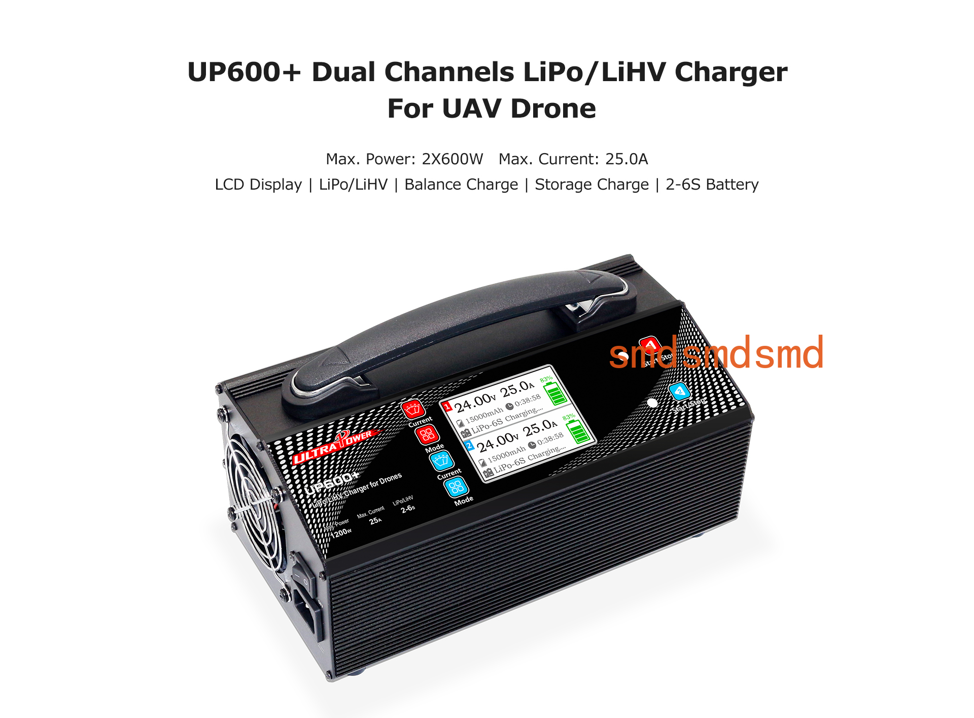 ULTRAPOWER UP600+ 600Wx2 25A 2 - Drone Battery 6S ulasan dan harga