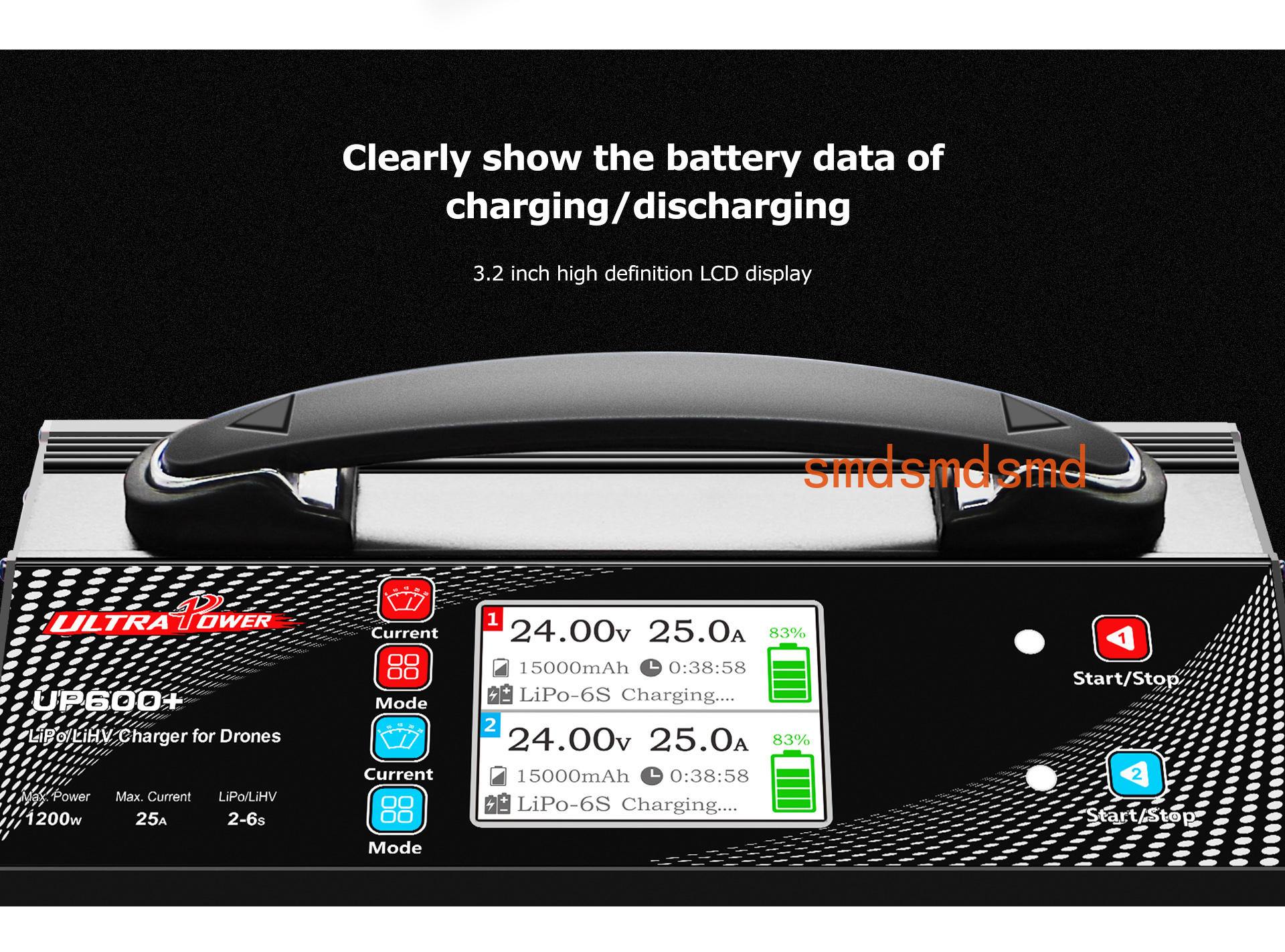 ULTRAPOWER UP600+ 600Wx2 25A 2 - Drone Battery 6S ulasan dan harga