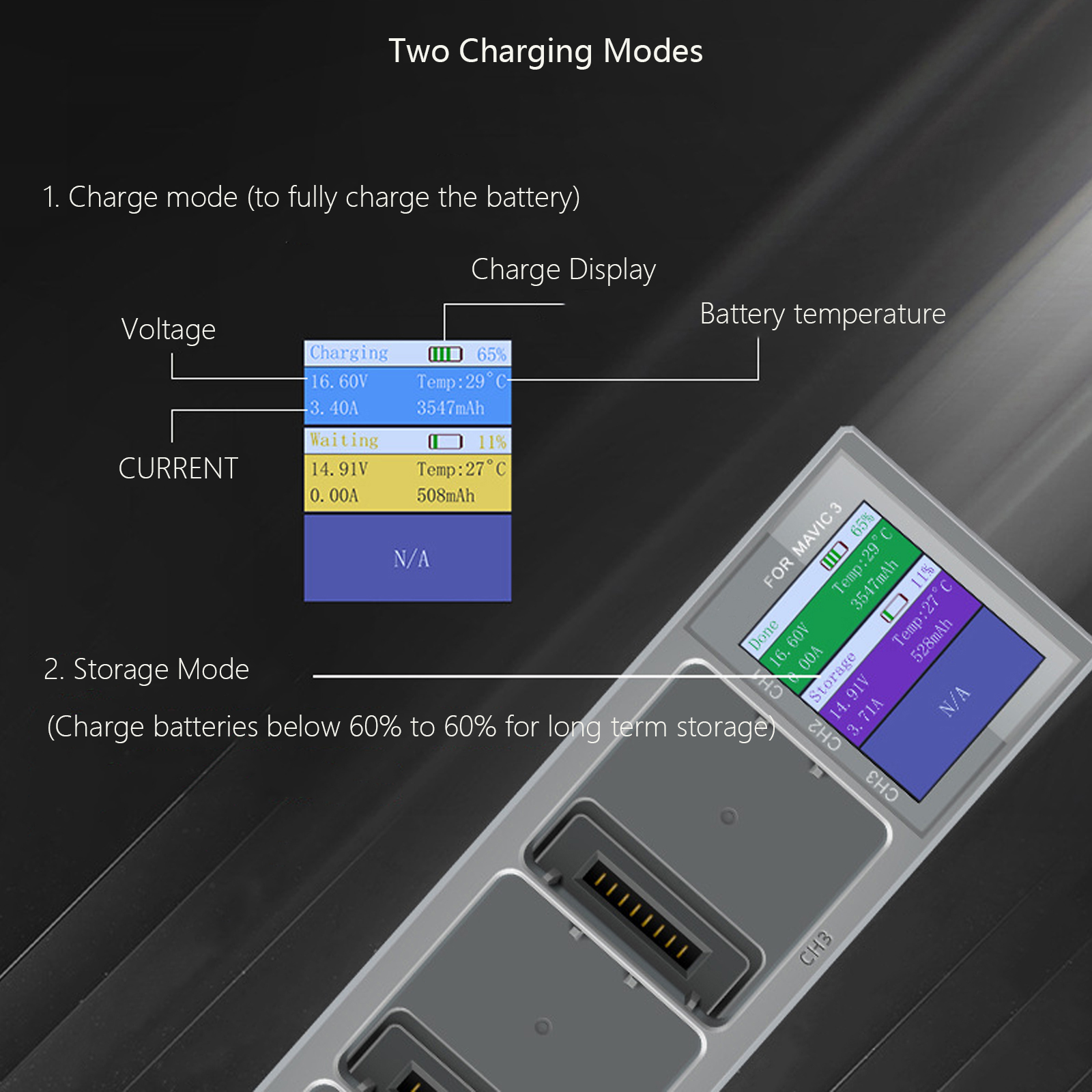 Hub pengisi daya 3 dalam 1 Bar - Drone Battery Balance Charger ulasan dan harga