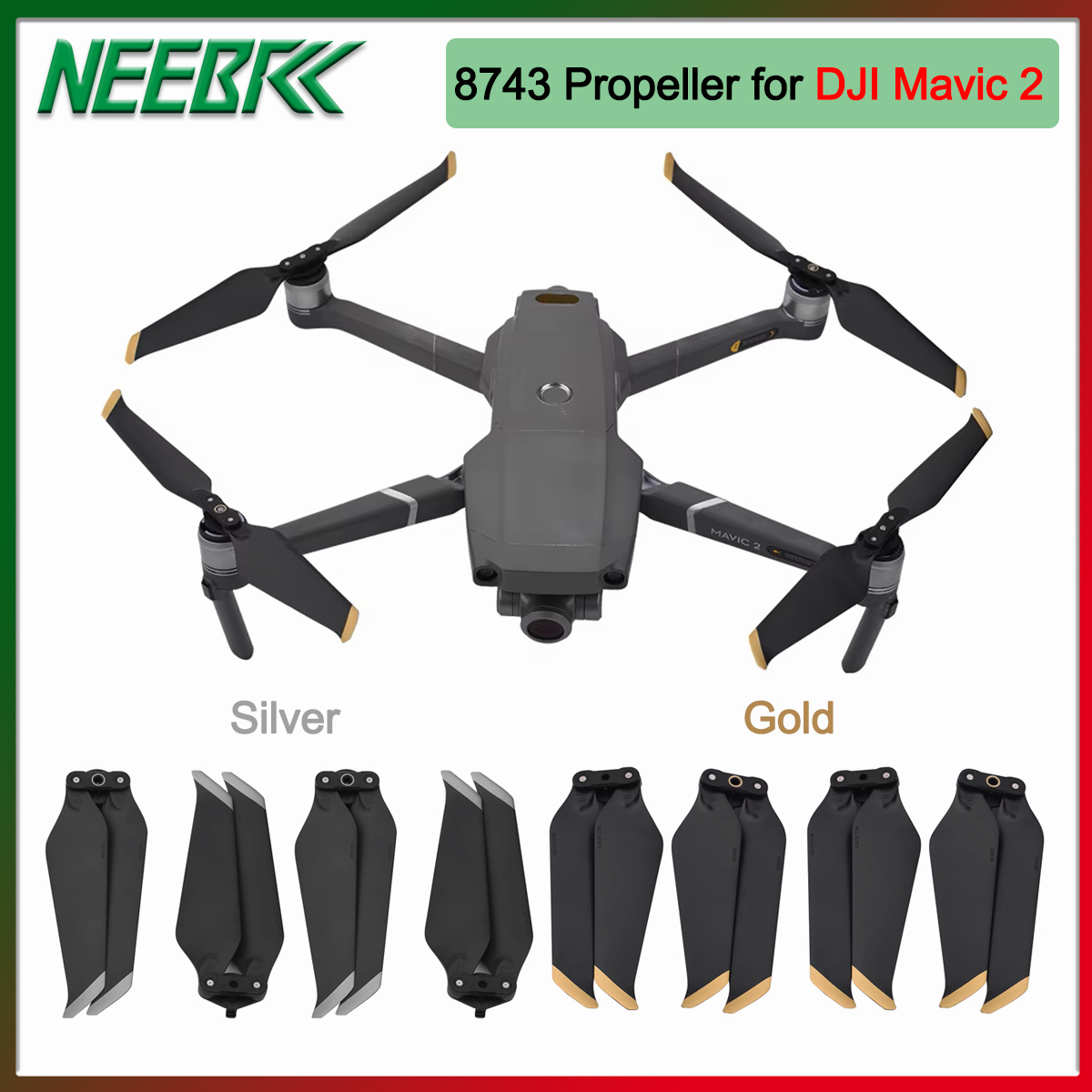 4/8 Buah 8743 Baling-Baling Al - Drone Battery Smart ulasan dan harga