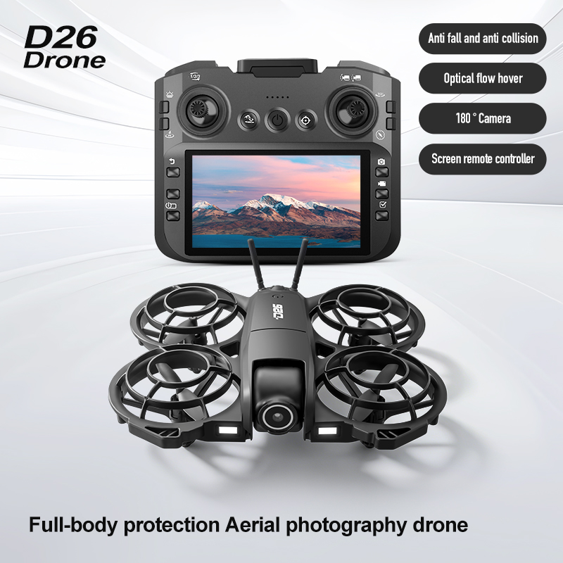 Drone D26 4K Aerial HD 180 °   - Drone Battery Balance Charger ulasan dan harga
