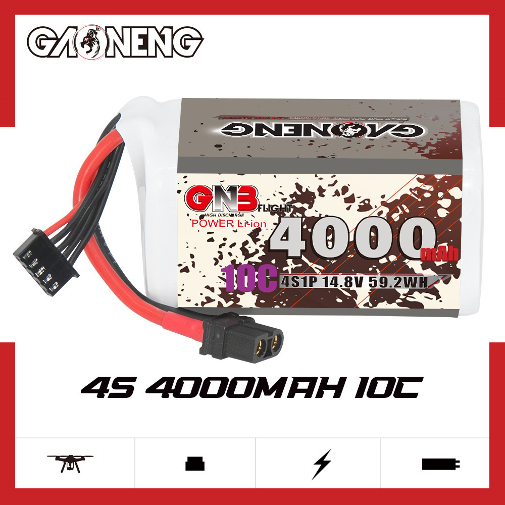 GNB 4000mAh 4S 14.8V 10C 20C d - Drone Battery Plate ulasan dan harga