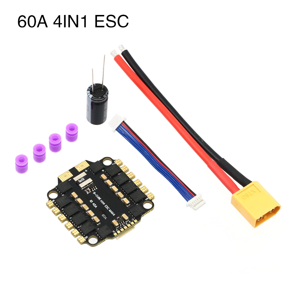 UAngel 4IN1 45A 60A ESC BLHELI - Drone Battery 6S ulasan dan harga