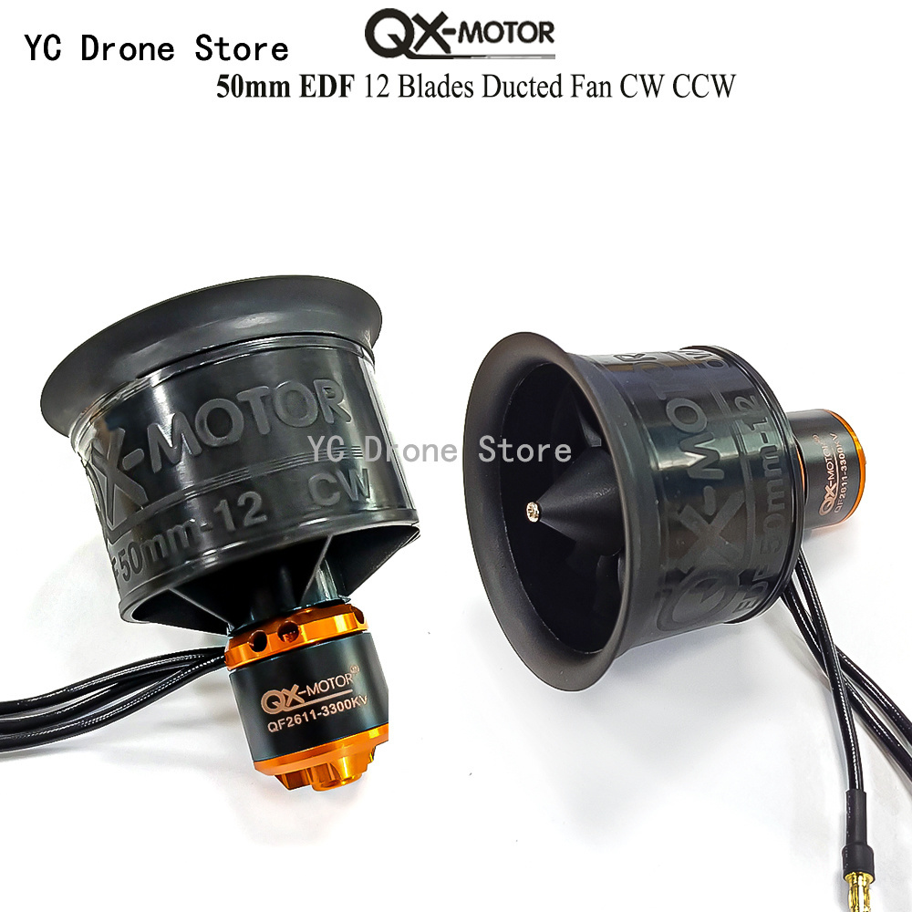 QX-MOTOR 50mm EDF QF2611 Motor - Drone Battery 3S ulasan dan harga