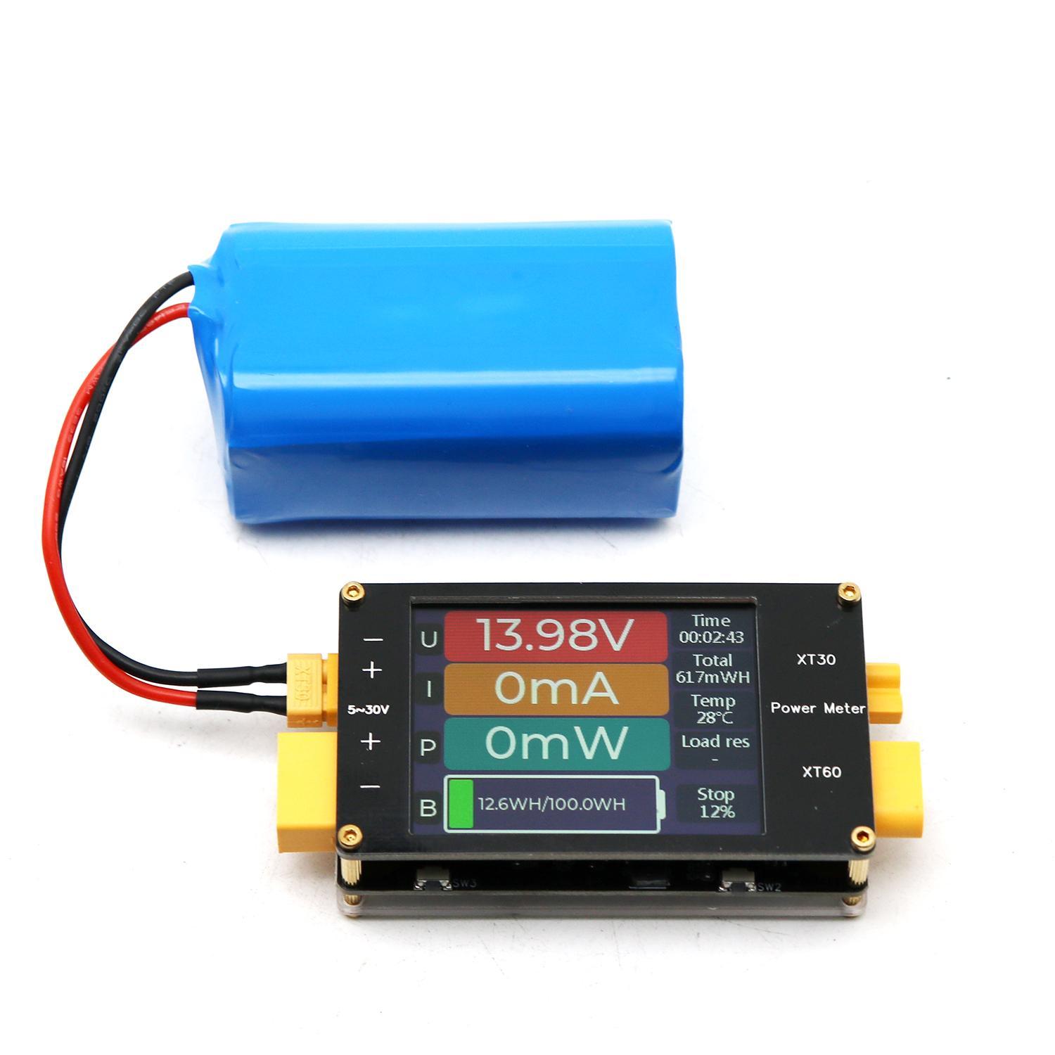 Meteran Daya Layar 2.4 Inci XT - Drone Battery Voltage Checker ulasan dan harga