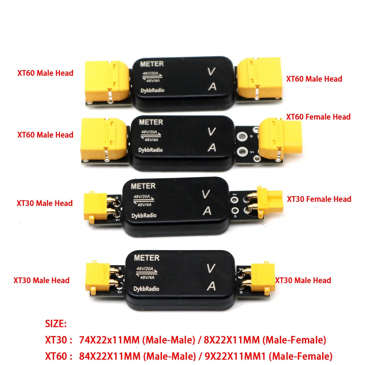 USB XT60 XT30 Voltmeter Ammete - Drone Battery Voltage Checker ulasan dan harga