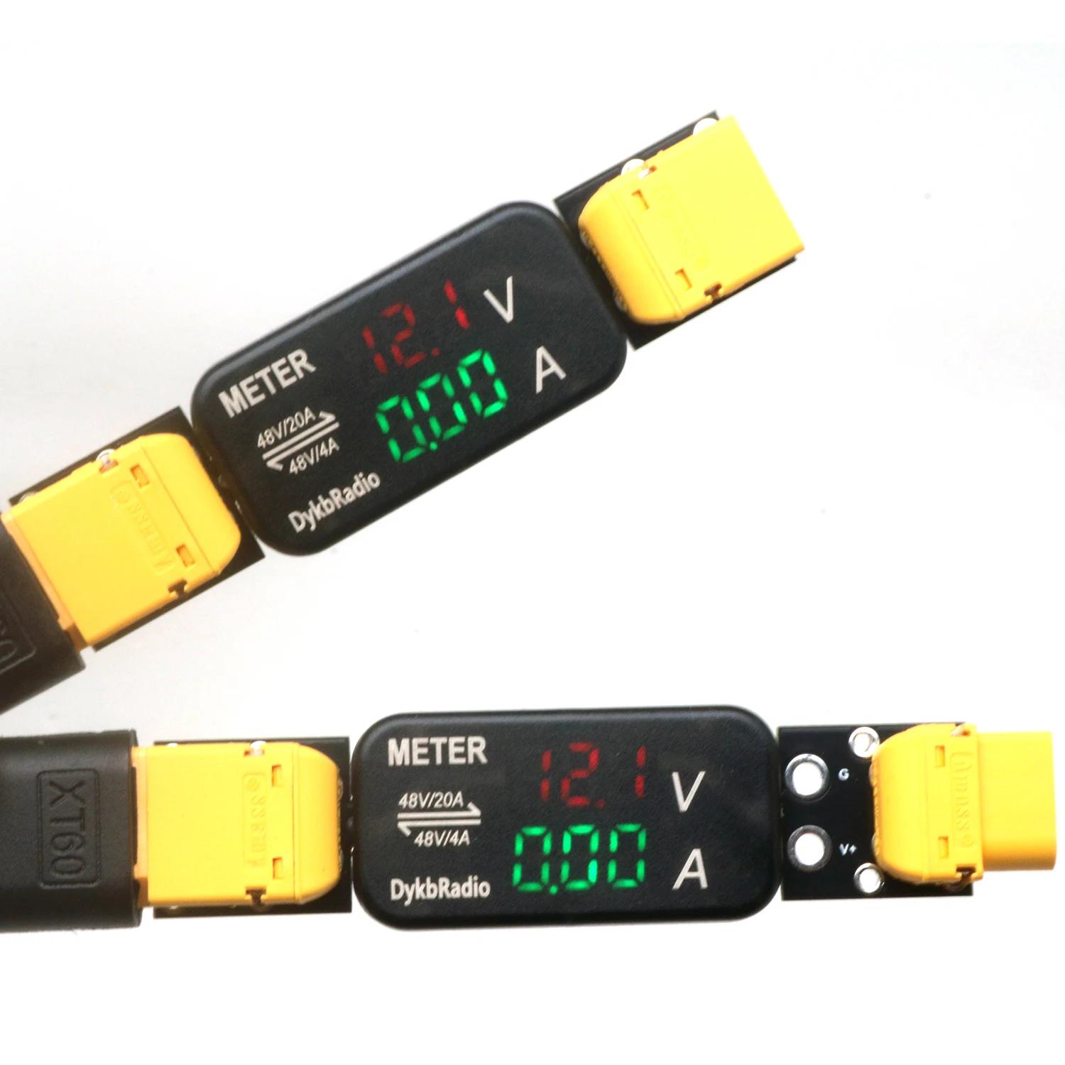 USB XT60 XT30 Voltmeter Ammete - Drone Battery Voltage Checker ulasan dan harga
