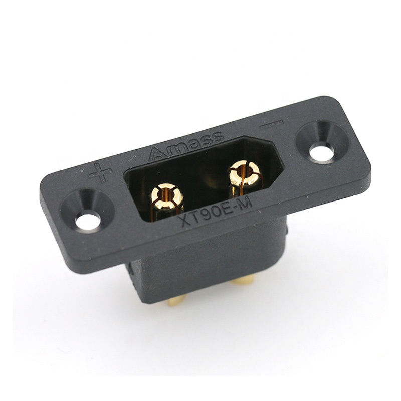 30PCSAmass Black XT90E-M Panel - Drone Battery Connector ulasan dan harga