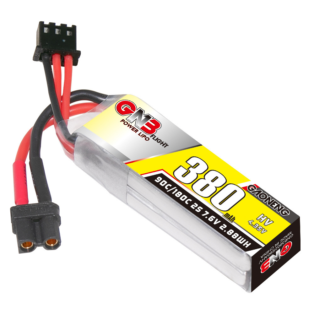 Baterai Lipo GNB 2S 7.6V 380mA - Drone Battery Plate ulasan dan harga