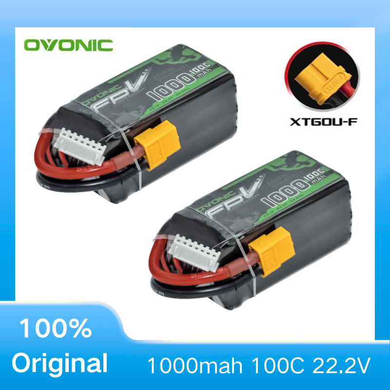 2 Buah Baterai LiPo OVONIC 100 - Drone Battery 6S ulasan dan harga
