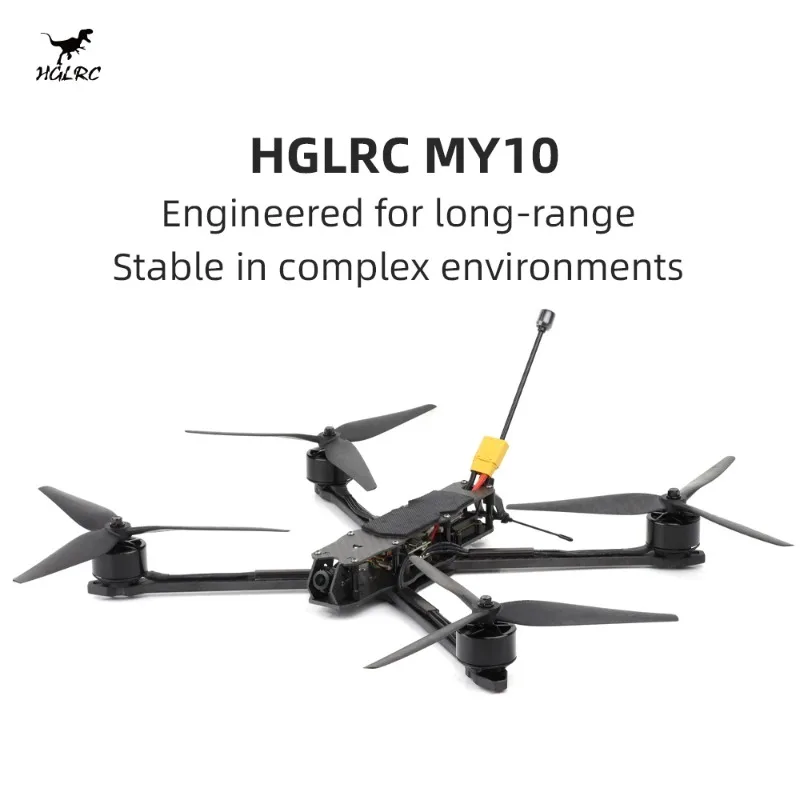 HGLRC MY10 Drone FPV Jarak Jau - Drone Battery 6S ulasan dan harga