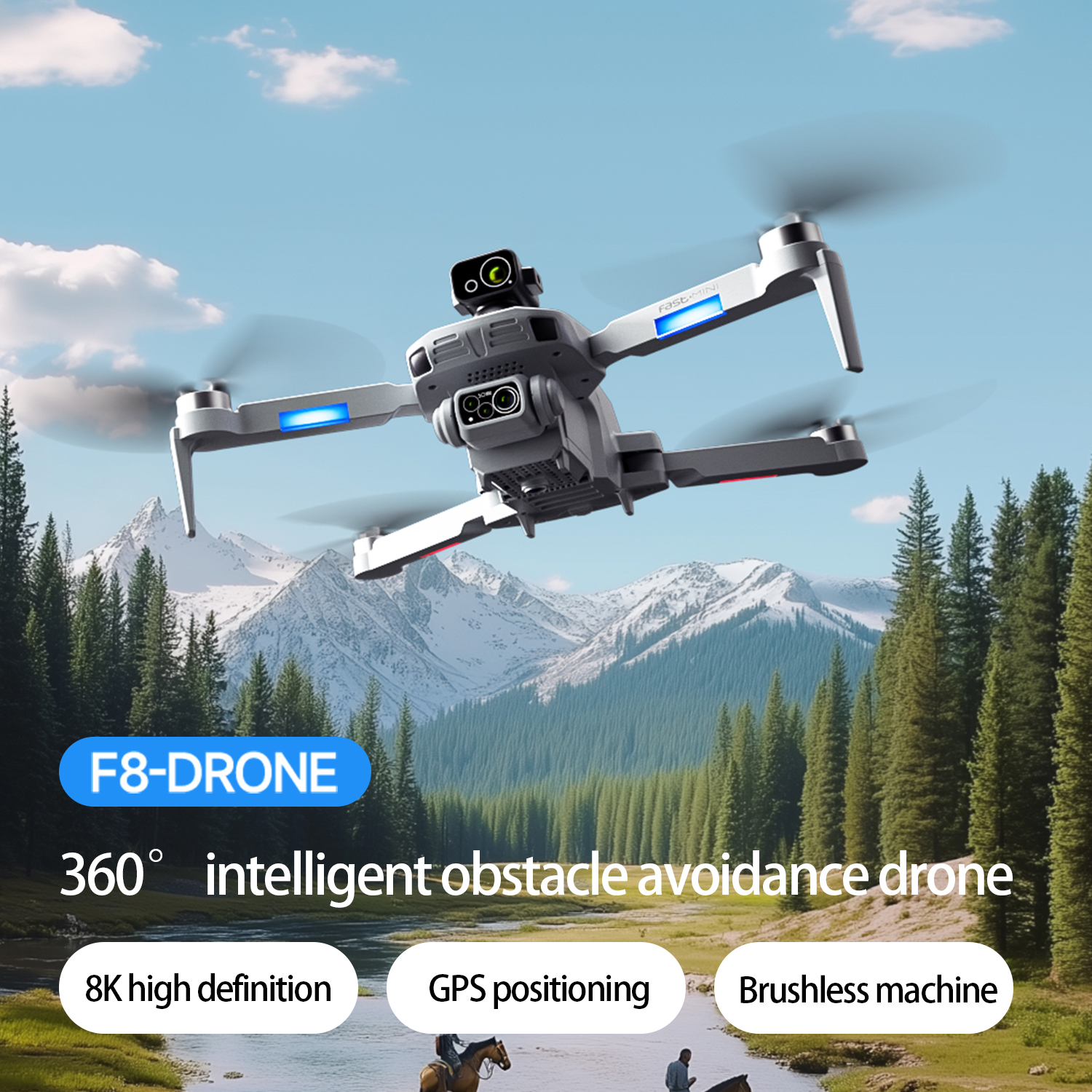 Drone Profesional F8 MAX GPS d - Drone Battery Case ulasan dan harga
