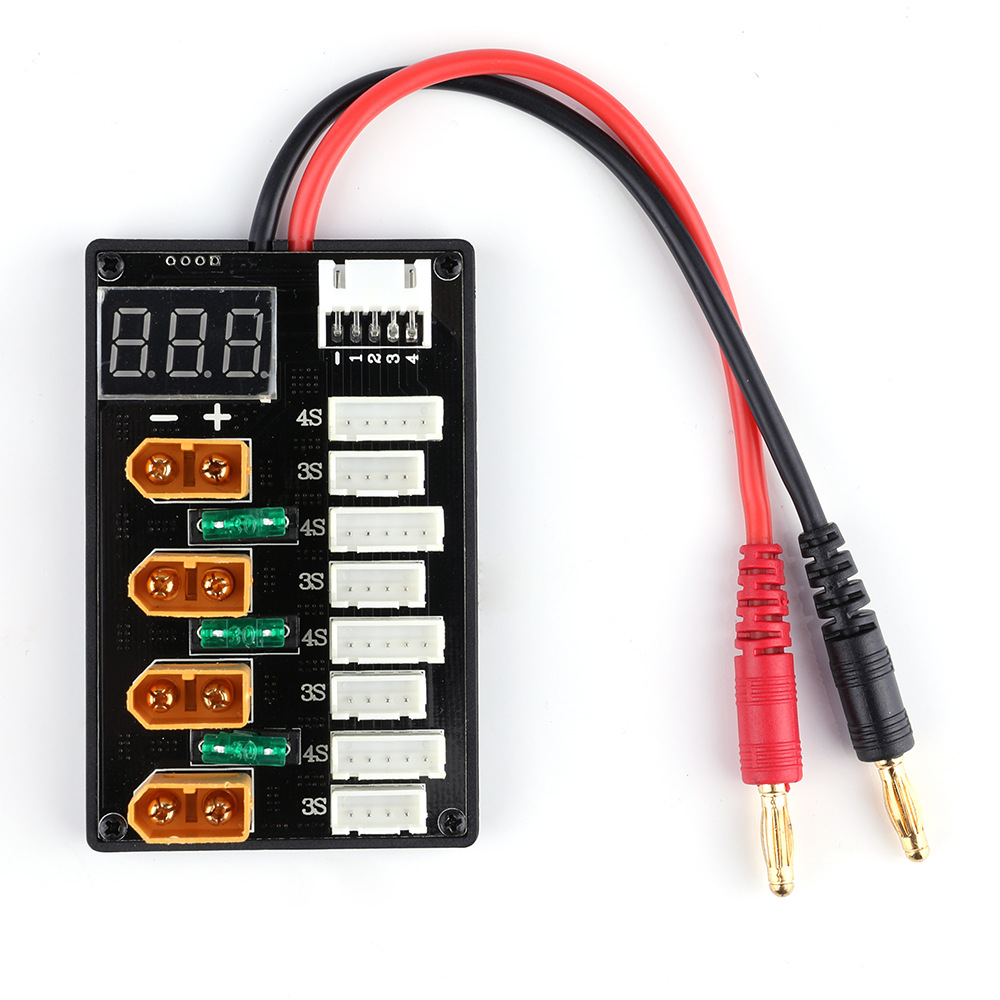 XT60 Plug 3S 4S Lipo Baterai P - Drone Battery Parallel Board ulasan dan harga