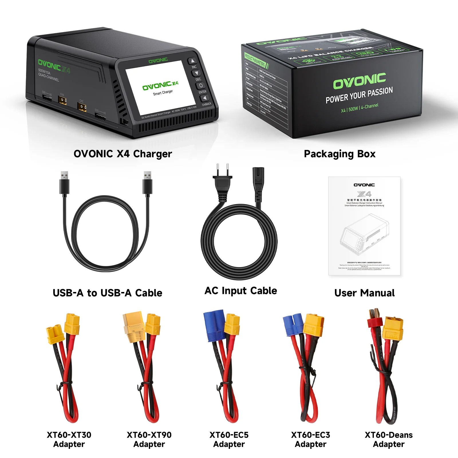 Ovonic X4 AC500W Pengisi Daya  - Drone Battery 3S ulasan dan harga