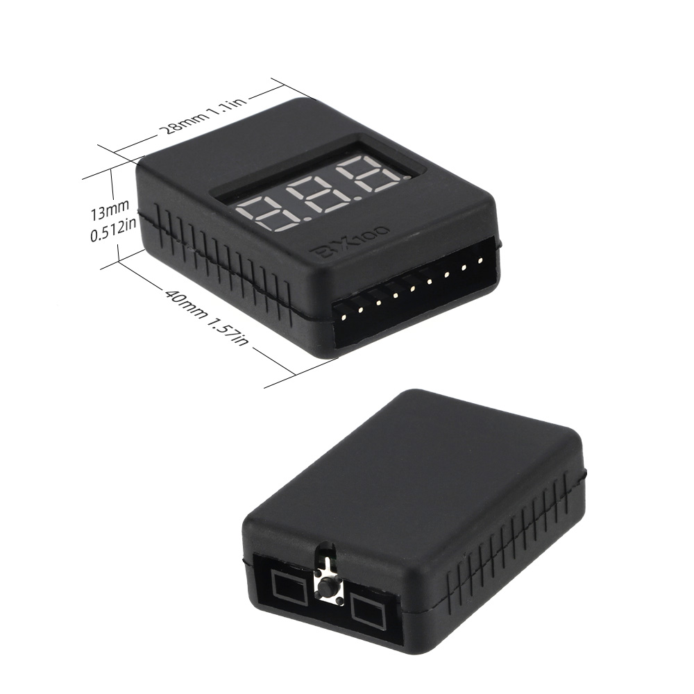 BX100 1-8S Penguji Tegangan Ba - Drone Battery Voltage Checker ulasan dan harga