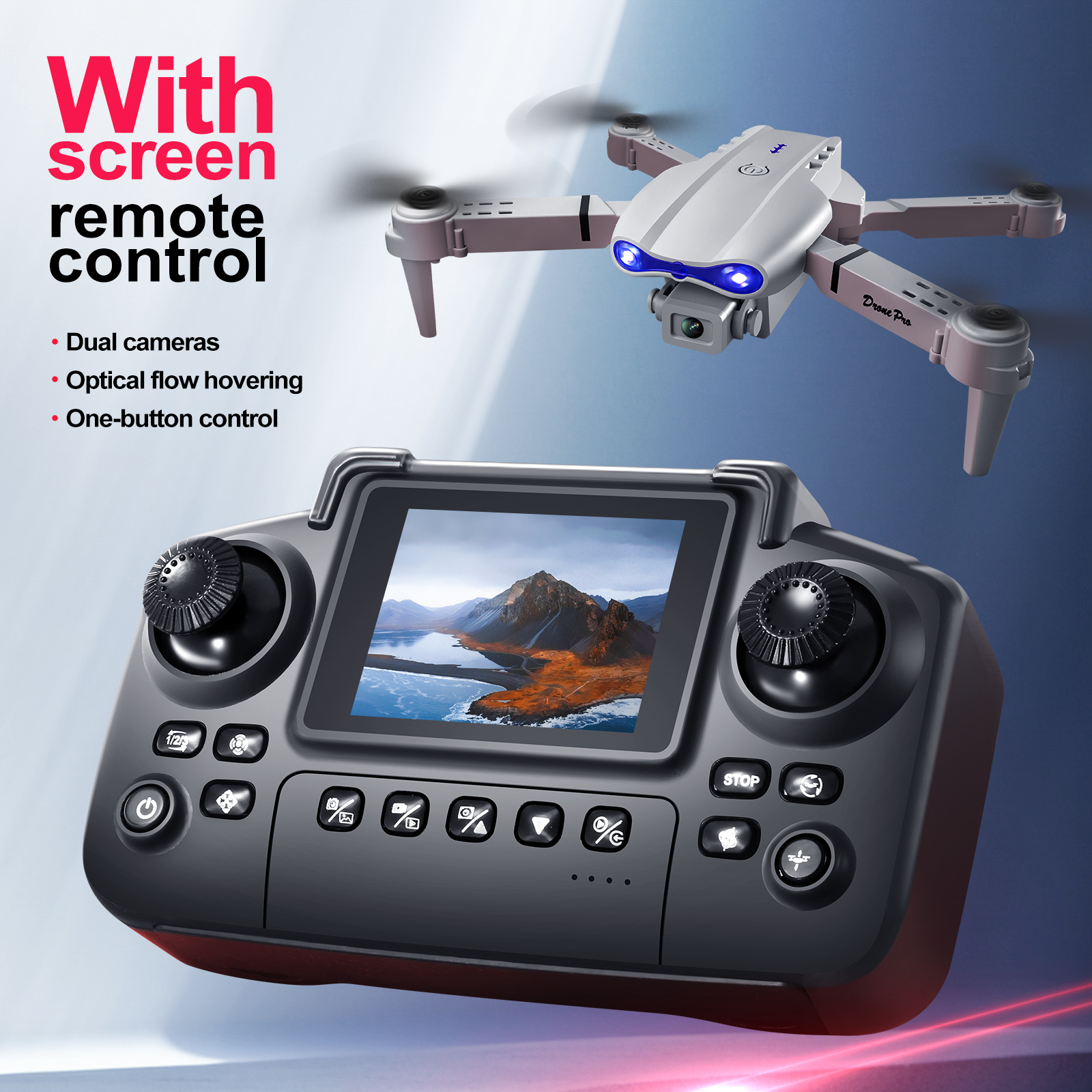 Drone E88 E99 Baru 2025 dengan - Drone Battery Case ulasan dan harga