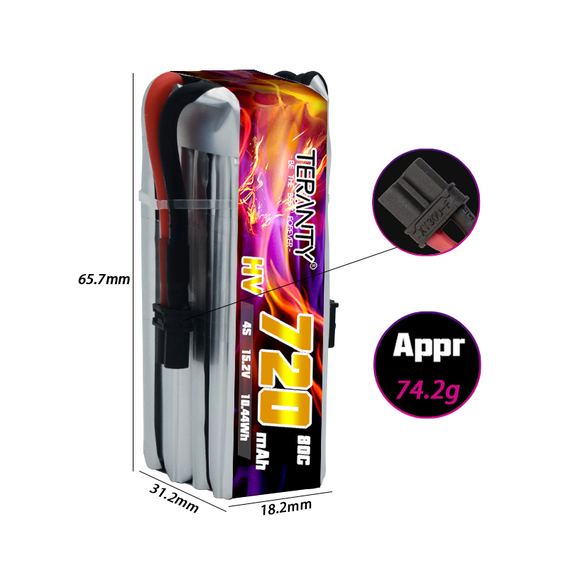 TERANTY 720mAh 4S 15.2V HV Bat - Drone Battery Plate ulasan dan harga