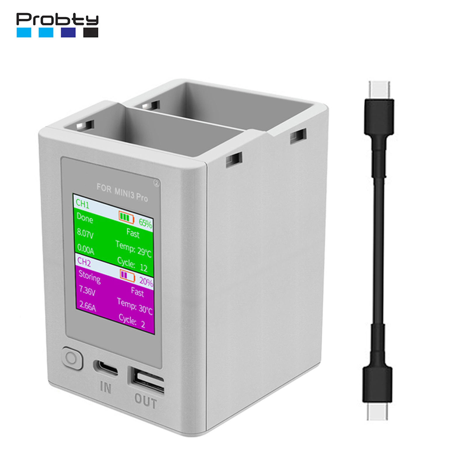Untuk DJI Mini 4 Pro/Mini 3 Pr - Drone Battery Balance Charger ulasan dan harga