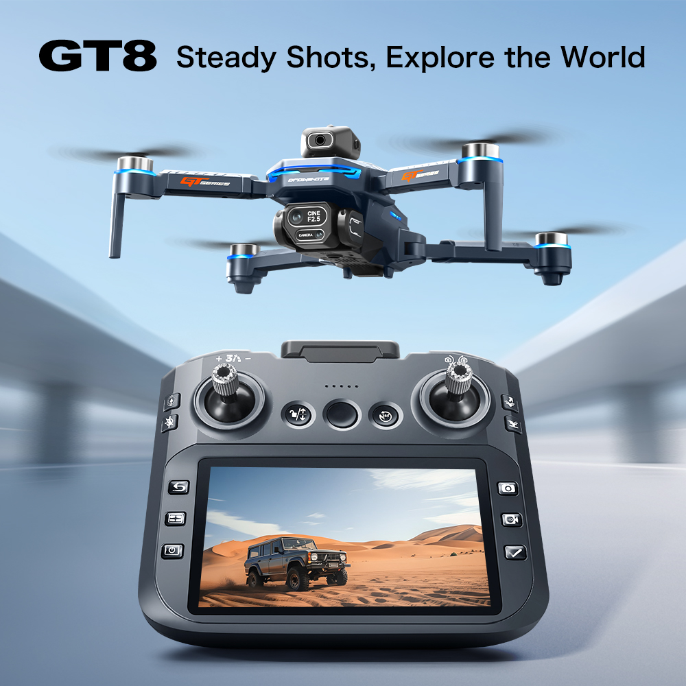 Drone Udara GT8 Penghindar Rin - Drone Battery Box ulasan dan harga