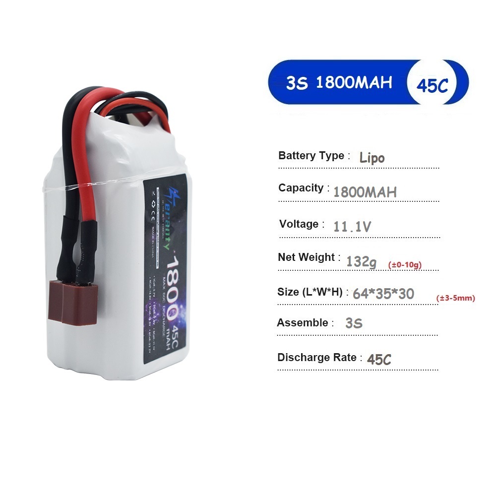 Baterai LiPo 11.1V 3S 1500mAh  - Drone Battery 3S ulasan dan harga
