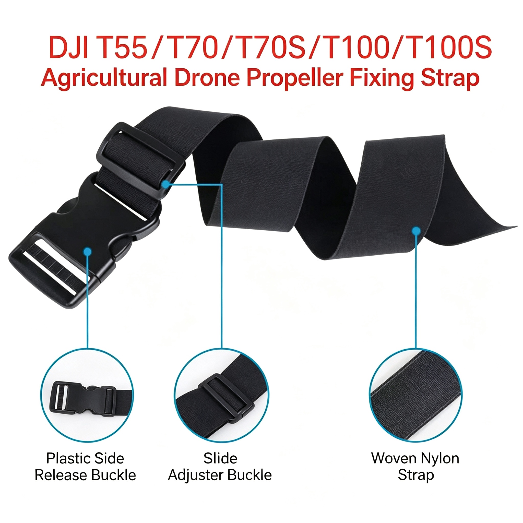 2PCS P200/P120/P150PRO T100S/T - Drone Battery Strap ulasan dan harga